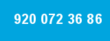 920 072 36 86